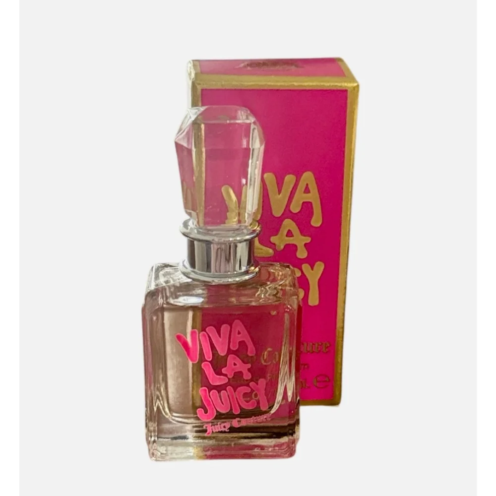 New Juicy Couture Viva La Juicy Eau de Parfum, MINI Travel Perfume. 0.17 fl oz - Picture 2 of 2